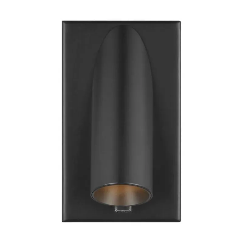 Ponte 5 Wall Sconce Wall Collection 1-Light LED 3000K Nightshade Black by Sean Lavin