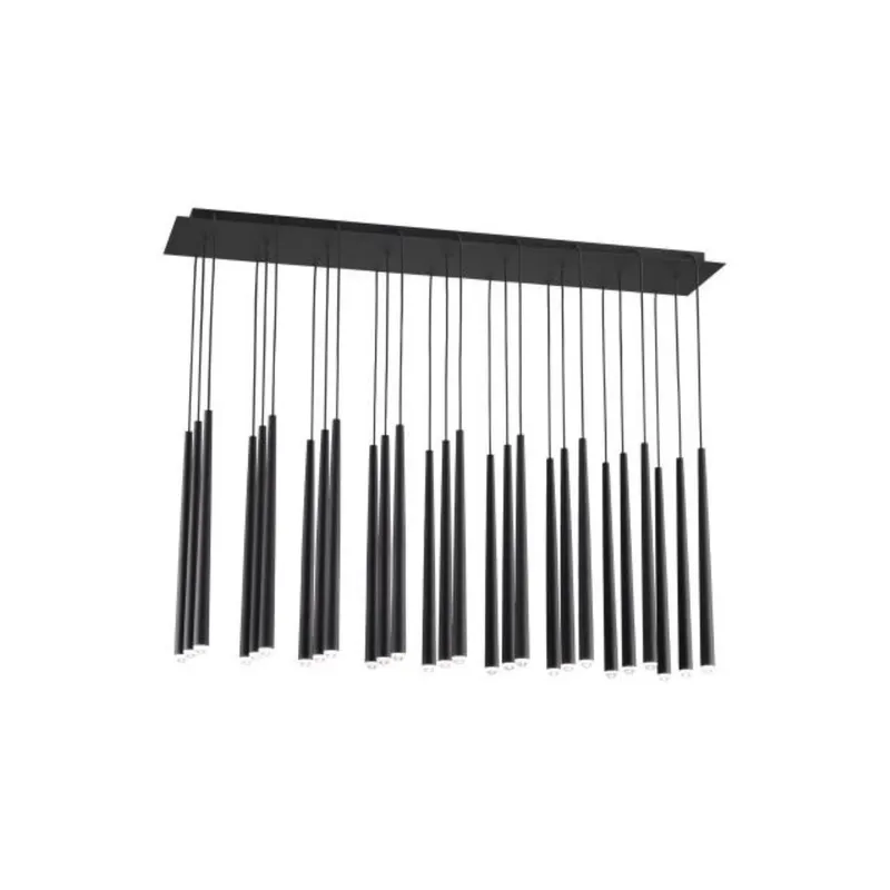 Pylon 27 Light Chandelier ESSENCE 27-Light LED 3000K Nightshade Black by Sean Lavin