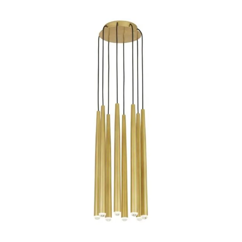 Pylon 8 Light Chandelier ESSENCE 8-Light LED 3000K Natural Brass by Sean Lavin