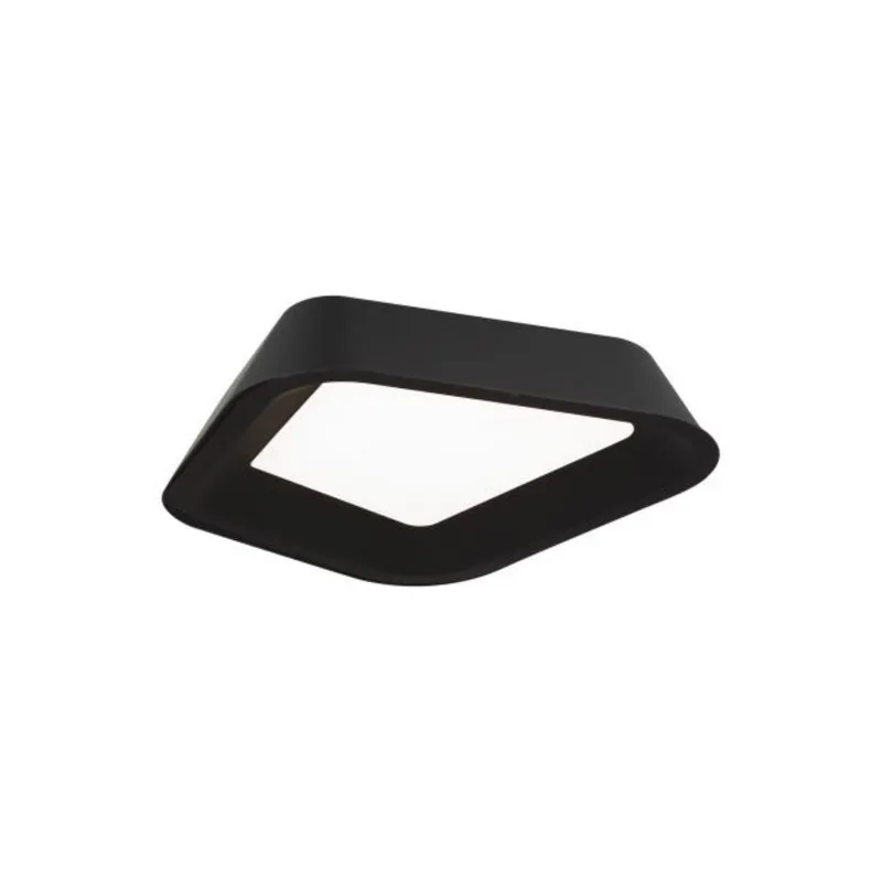 Rhonan Flush Mount Flush & Semi-Flush Mount 1-Light LED 3000K Nightshade Black by Sean Lavin