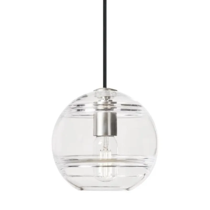 Sedona Medium Pendant Line-Voltage Pendants/Suspension 1-Light Satin Nickel by Sean Lavin