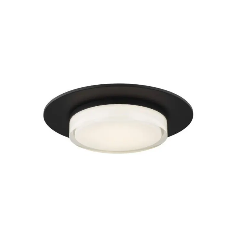 Sen 17 Flush Mount Flush & Semi-Flush Mount 1-Light LED 2700K Nightshade Black by Sean Lavin