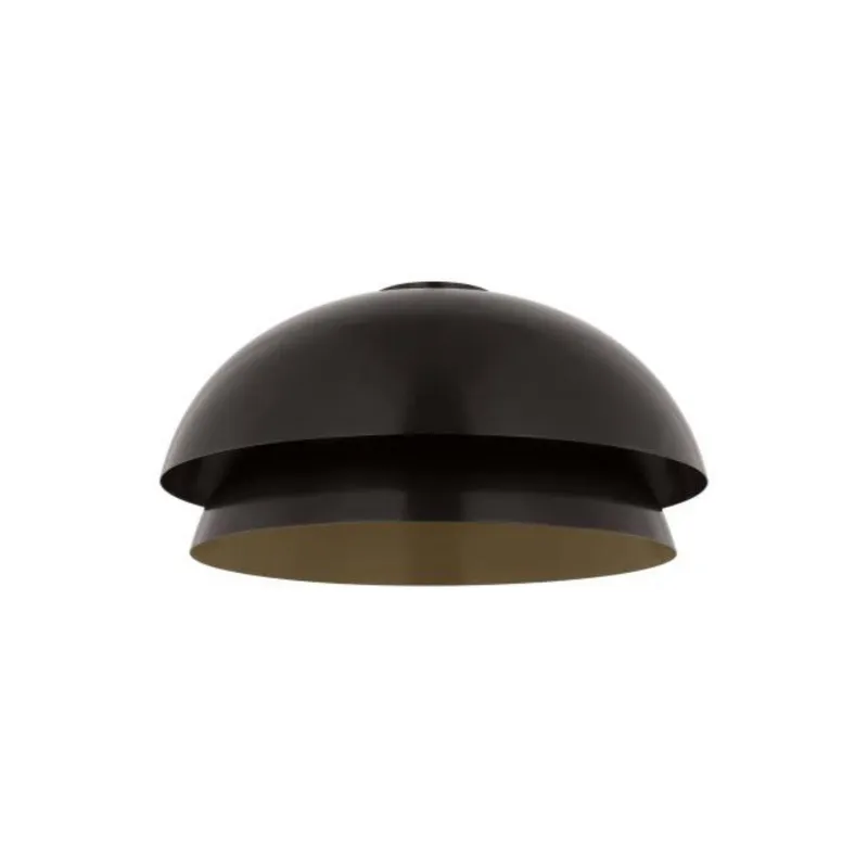 Shanti Large Flush Flush & Semi-Flush Mount 1-Light 2700K Dark Bronze by Sean Lavin