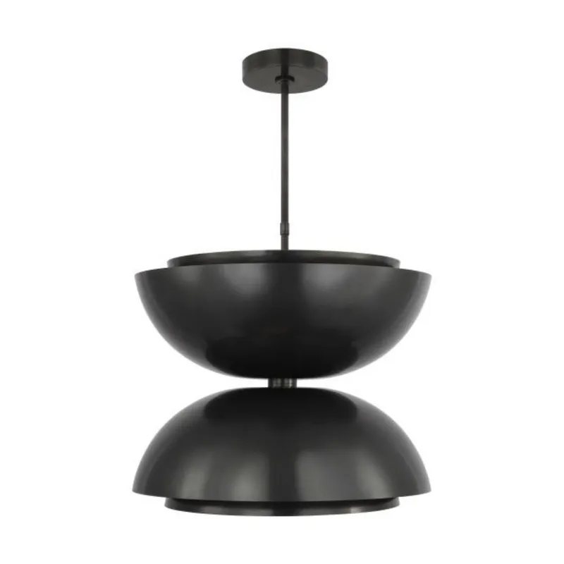 Shanti X-Large Double Pendant Line-Voltage Pendants/Suspension 2-Light 2700K Dark Bronze by Sean Lavin