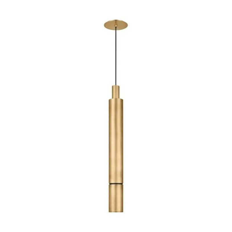 Sottile X-Large Pendant Line-Voltage Pendants/Suspension 1-Light LED 2700K Natural Brass by Mick De Giulio