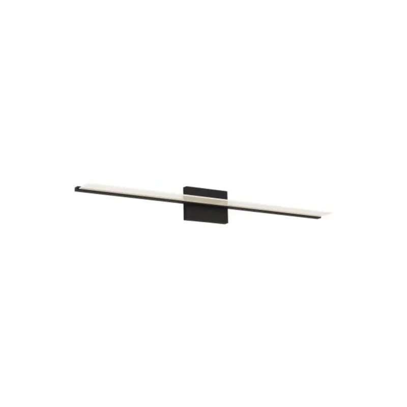 Span 48 Bath Bath Collection 1-Light LED 3000K Nightshade Black by Sean Lavin