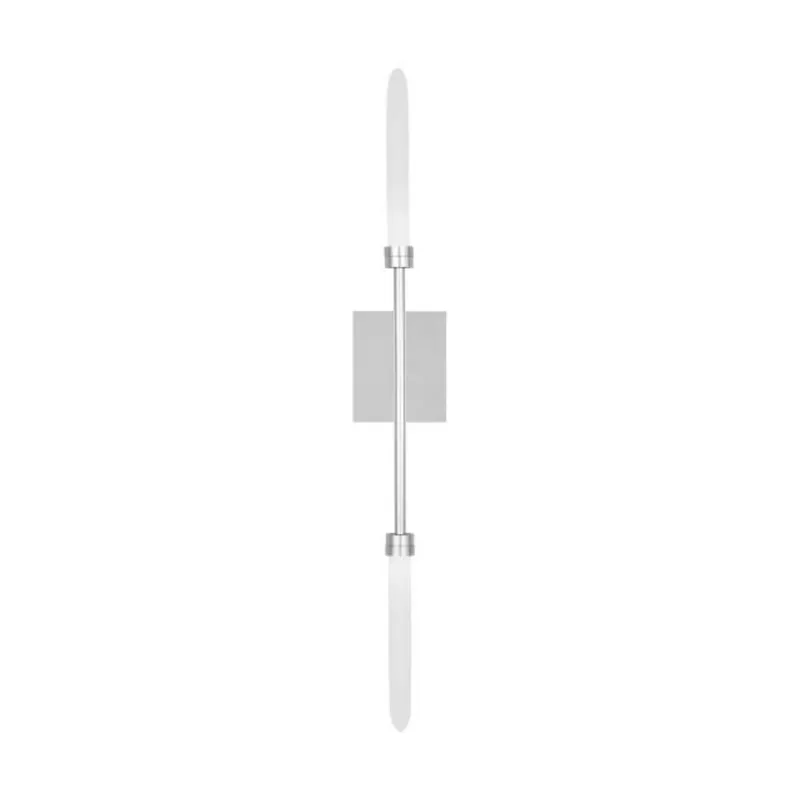 Spur Wall Wall Collection 2-Light LED 2700K Polished Nickel by Sean Lavin