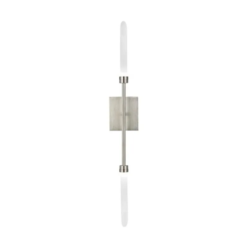 Spur Wall Wall Collection 2-Light LED 2700K Satin Nickel by Sean Lavin