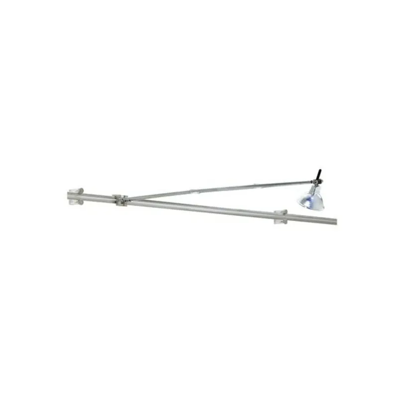 Wall Telescope Head Wall MonoRail 0-Light Satin Nickel