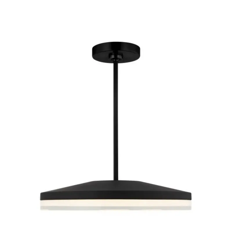 Wyatt Large Pendant 1-Light LED 3000K Nightshade Black by Sean Lavin