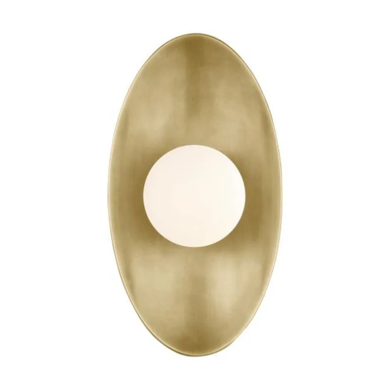 Joni 13 Wall Wall Collection 1-Light LED 3000K Plated Brass by Sean Lavin
