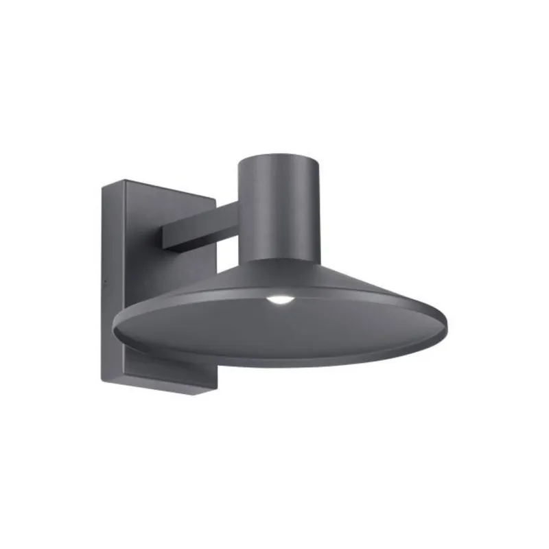 Ash 12 Outdoor Wall Outdoor 1-Light LED 2700K Charcoal by Sean Lavin