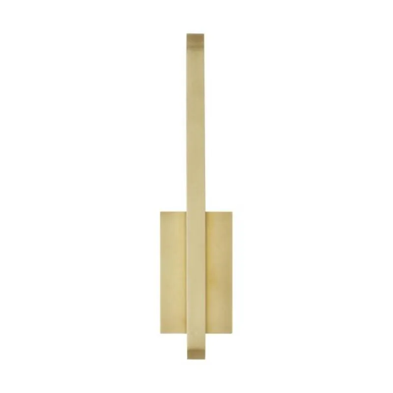 Banda 13 Wall/Bath Wall Collection 1-Light LED 3000K Natural Brass by Sean Lavin