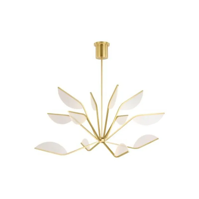 Belterra 48 Chandelier Chandeliers 1-Light LED 3000K Natural Brass by Sean Lavin