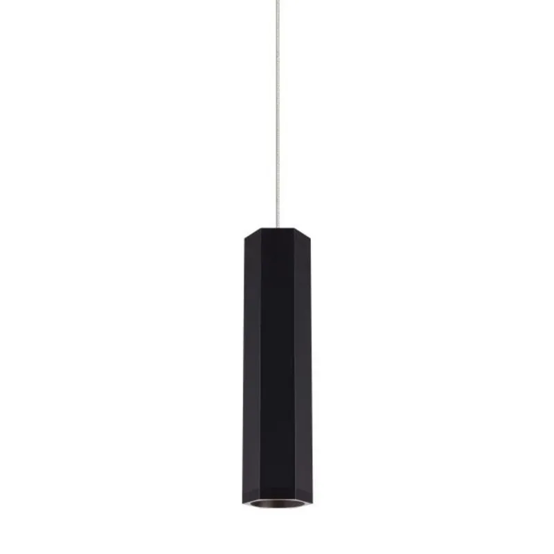 Blok Small Pendant FreeJack 1-Light Matte Black/Satin Nickel by Sean Lavin
