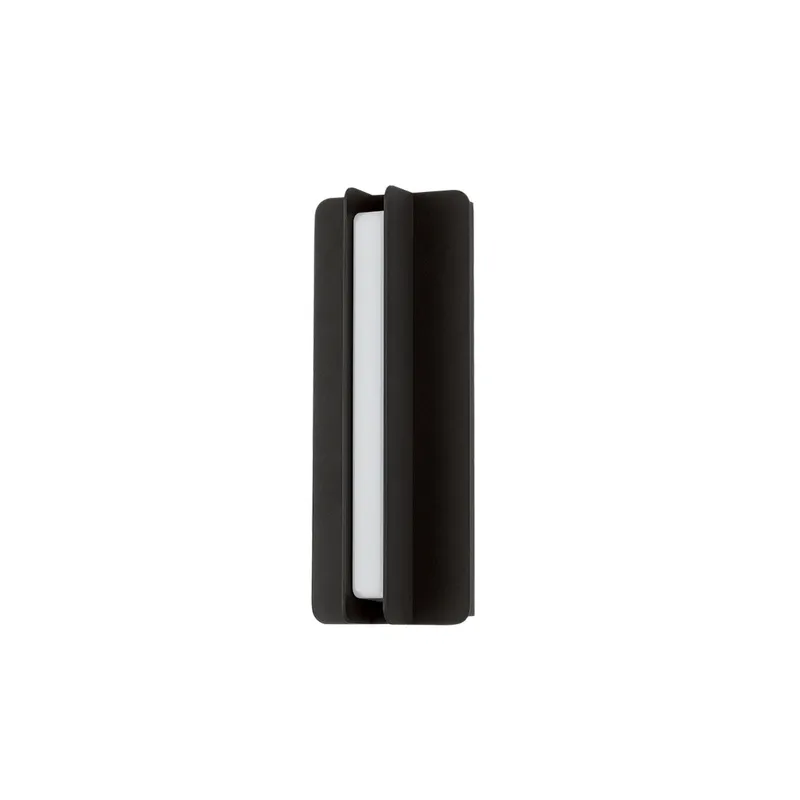 Dune 1-Light Exterior Wall Sconce in Texture Black 6W x 15H