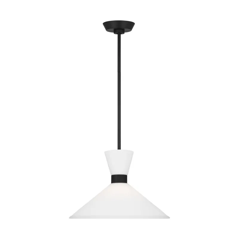 Drew & Jonathan Belcarra Medium Pendant in Midnight Black