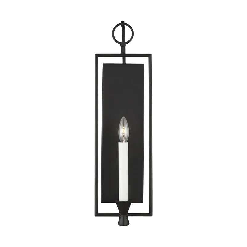 Chapman & Myers Keystone Sconce in Aged Iron
