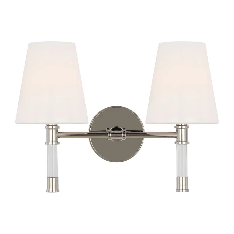 Chapman & Myers Hanover 2 - Light Vanity in Polished Nickel