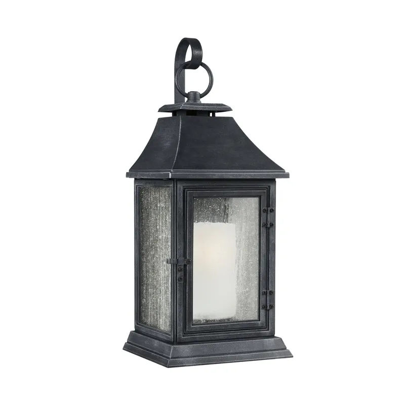 Sean Lavin Shepherd Small Lantern in Dark Weathered Zinc