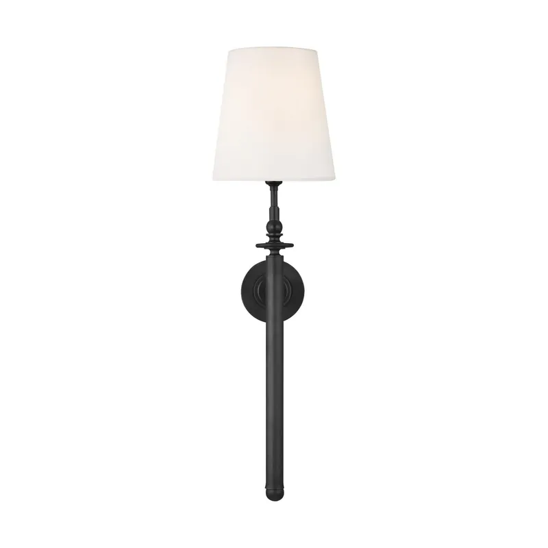 Thomas O'Brien Capri Tail Sconce in Aged Iron
