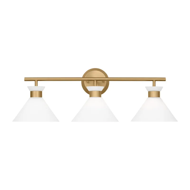 Drew & Jonathan Belcarra 3 - Light Bath in Satin Brass