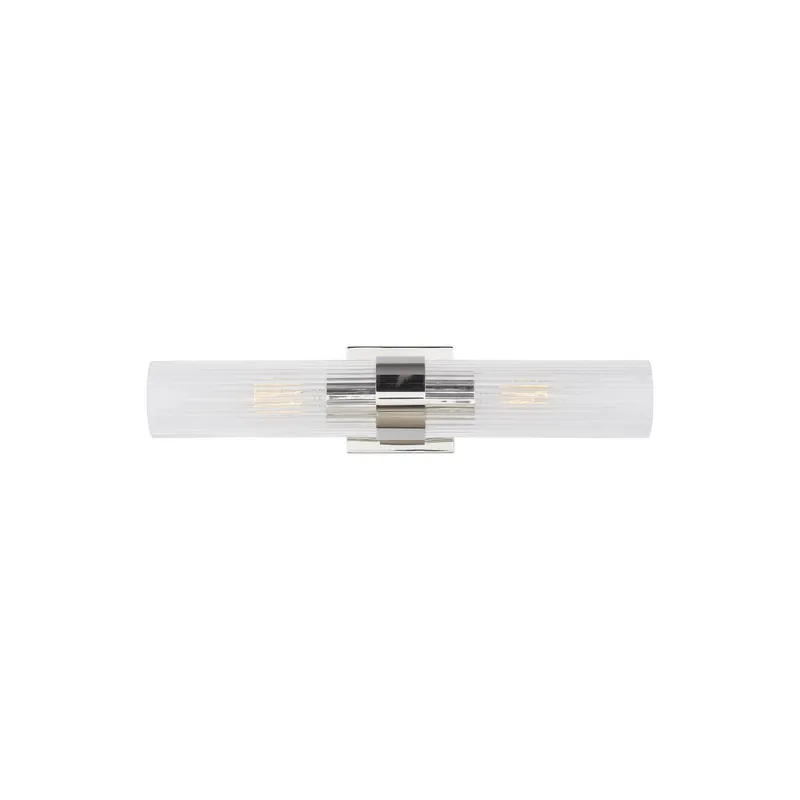 Chapman & Myers Geneva Linear Sconce in Polished Nickel