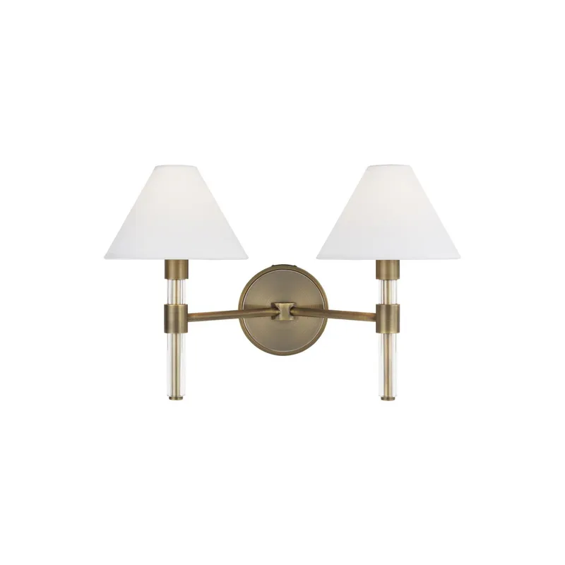 Lauren Ralph Lauren Robert 2 - Light Vanity in Time Worn Brass