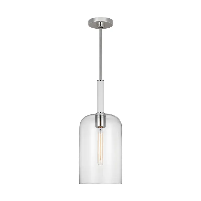 kate spade new york Monroe Cylinder Pendant in Polished Nickel