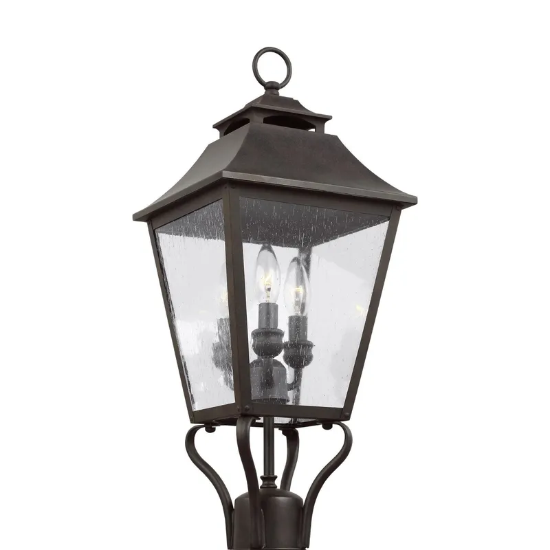 Sean Lavin Galena Small Post Lantern in Sable
