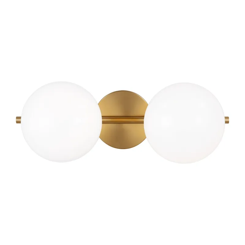 Ellen DeGeneres Lune 2 - Light Vanity in Burnished Brass