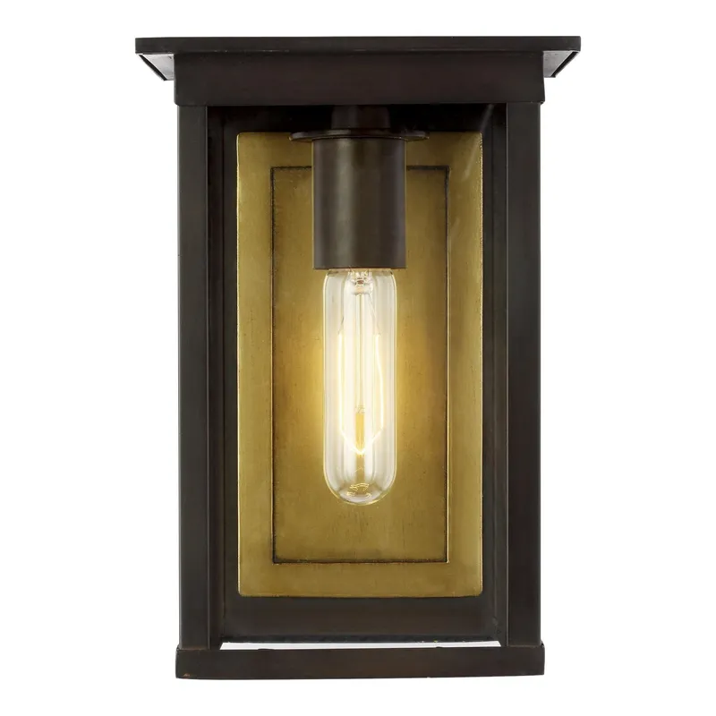 Chapman & Myers Freeport Small Outdoor Wall Lantern in Heritage Copper