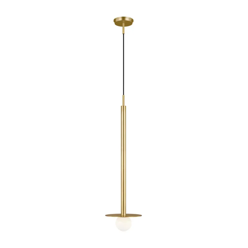 Kelly Wearstler Nodes Tall Pendant in Burnished Brass