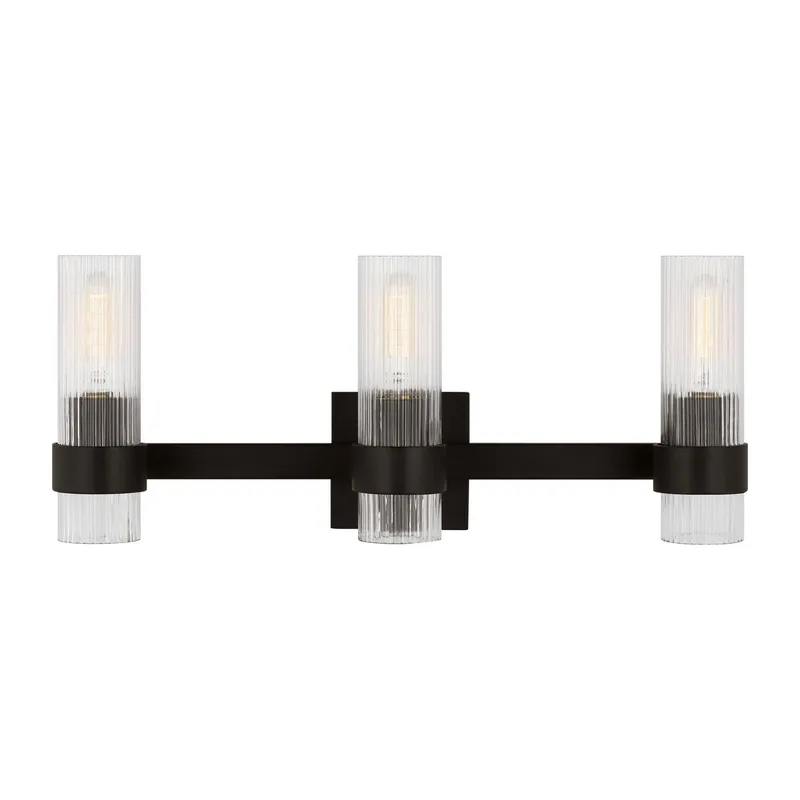 Chapman & Myers Geneva 3 - Light Vanity in Aged Iron