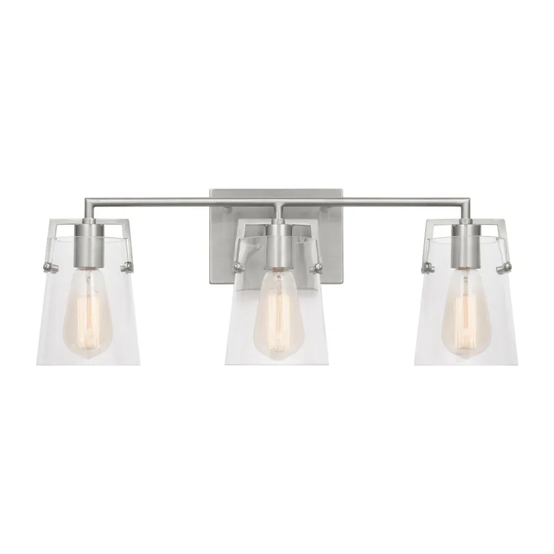 Drew & Jonathan Crofton 3 - Light Bath in Brushed Steel