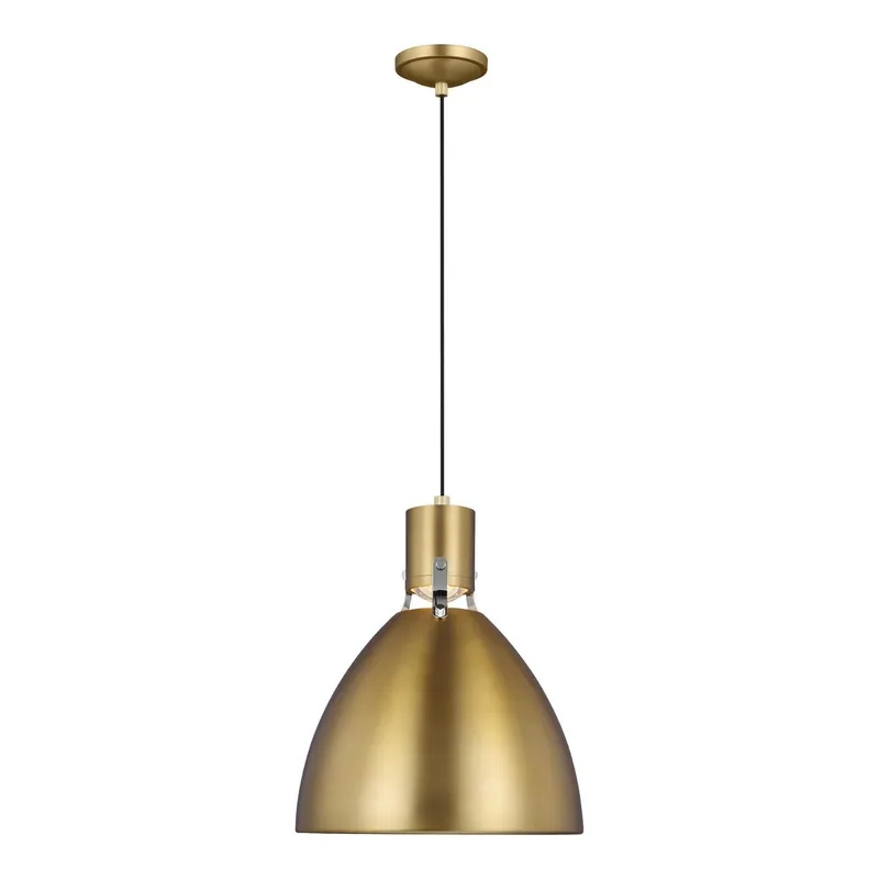 Sean Lavin Brynne Small LED Pendant in Burnished Brass