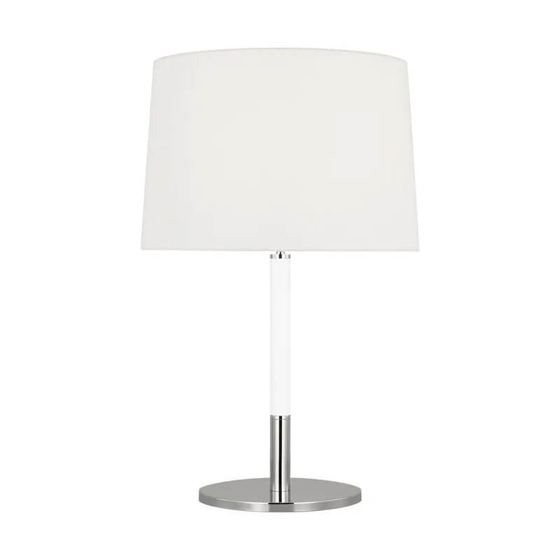 kate spade new york Monroe Medium Table Lamp in Polished Nickel