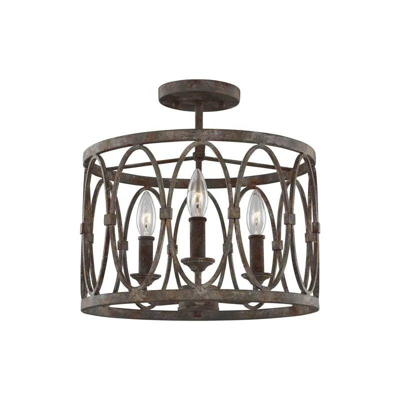 Sean Lavin Patrice Semi-Flush Mount in Deep Abyss