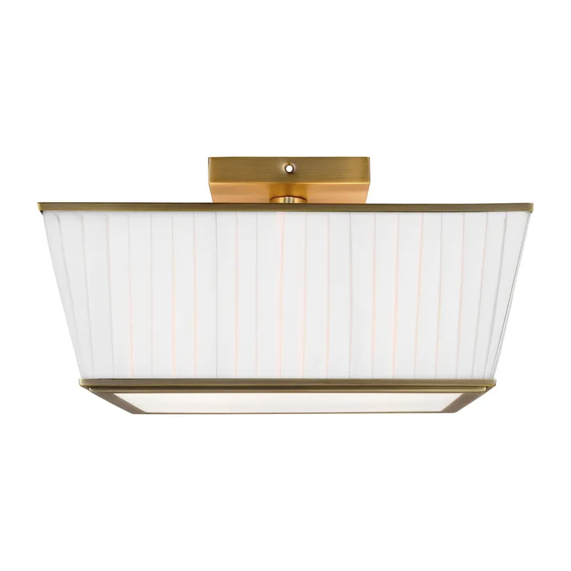 Lauren Ralph Lauren Esther Flush Mount in Time Worn Brass