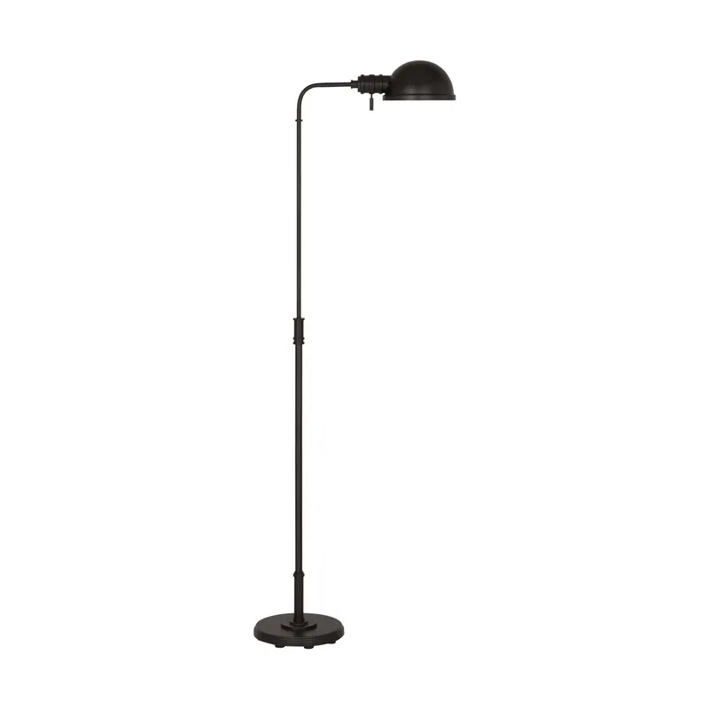 Chapman & Myers Belmont Large Task Floor Lamp in Aged Iron