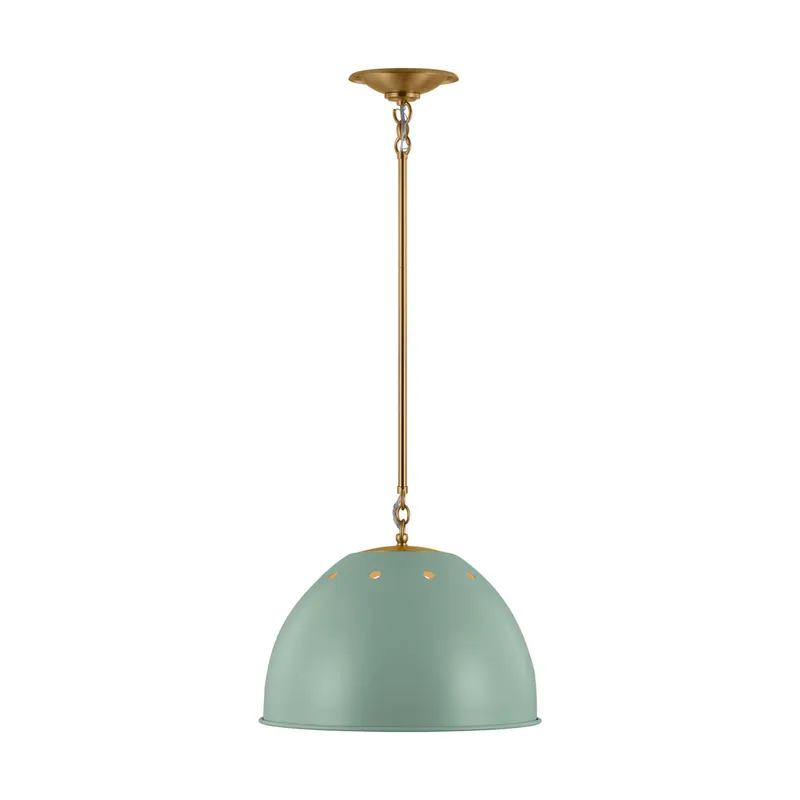 Thomas O'Brien Robbie Large Pendant in Eucalyptus