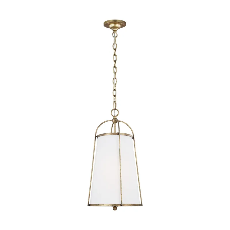 Chapman & Myers Stonington Small Hanging Shade in Antique Gild
