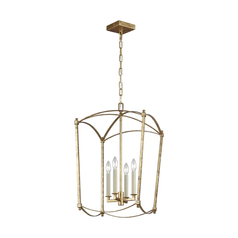 Sean Lavin Thayer Medium Lantern in Antique Gild