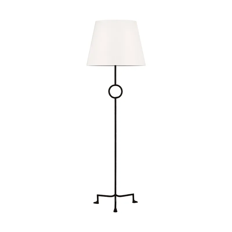 Thom Filicia Montour Large Floor Lamp in Aged Iron