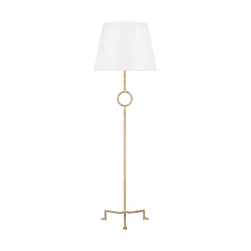 Thom Filicia Montour Large Floor Lamp in Coastal Gild