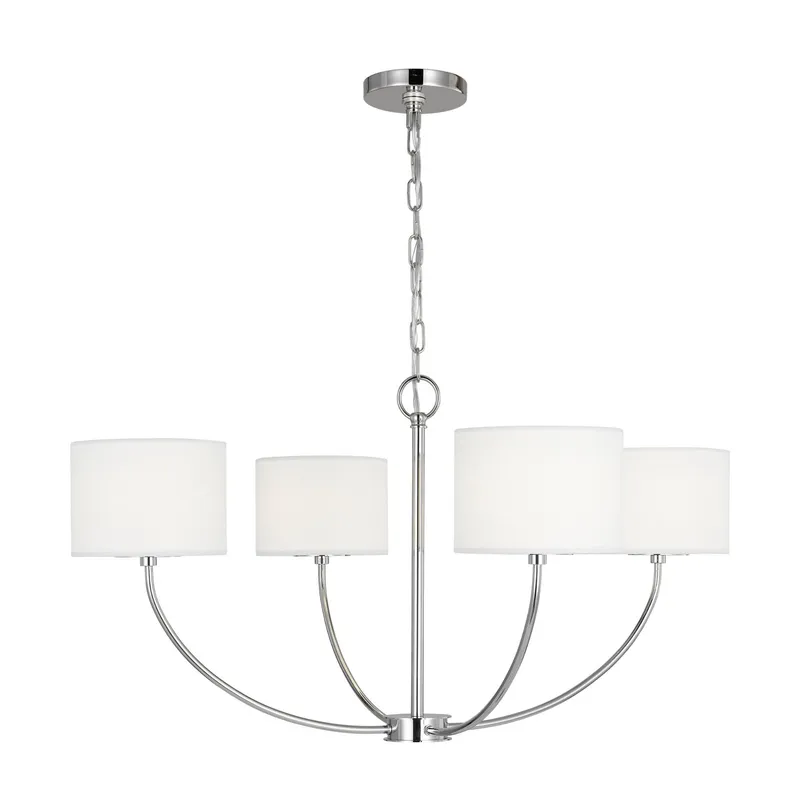 kate spade new york Sawyer Small Chandelier in Polished Nickel