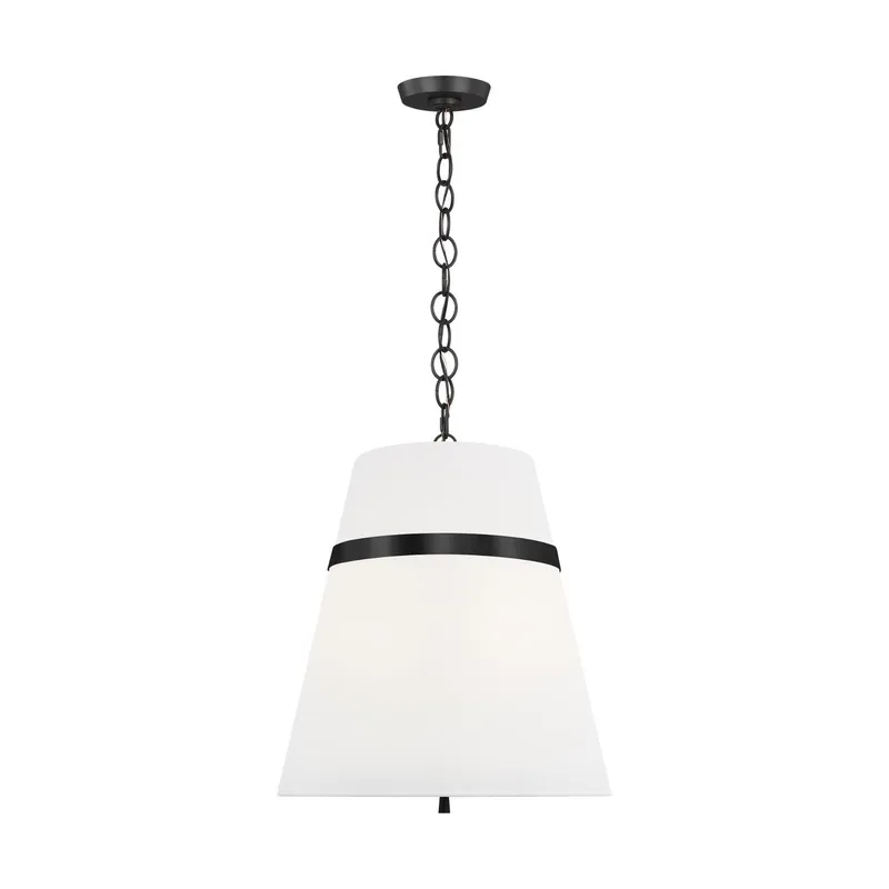 Alexa Hampton Cordtlandt Large Pendant in Aged Iron