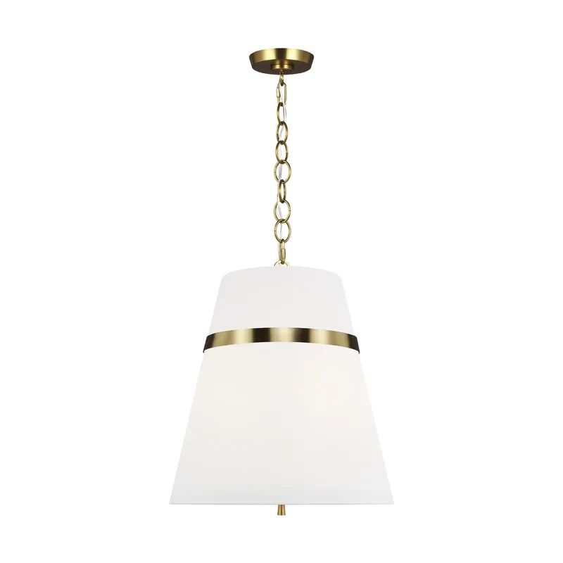 Alexa Hampton Cordtlandt Large Pendant in Burnished Brass