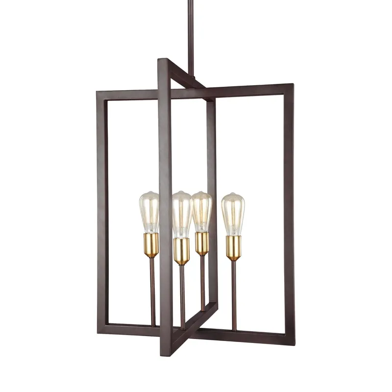 Sean Lavin Finnegan Tall Lantern in New World Bronze