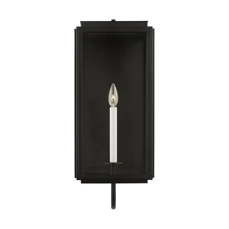 Lauren Ralph Lauren Edgar Large Wall Lantern in Textured Black